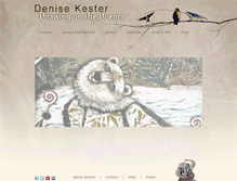 Tablet Screenshot of drawingonthedream.com